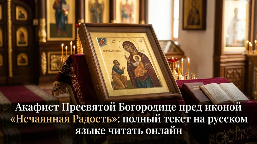 Акафист Пресвятой Богородице пред иконой «Нечаянная Радость»: полный текст на русском языке читать онлайн