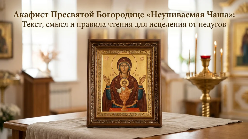 Акафист Пресвятой Богородице «Неупиваемая Чаша»: текст, смысл и правила чтения для исцеления от недугов