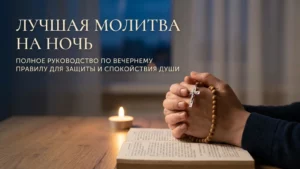 Лучшая молитва на ночь: полное руководство по вечернему правилу для защиты и спокойствия души