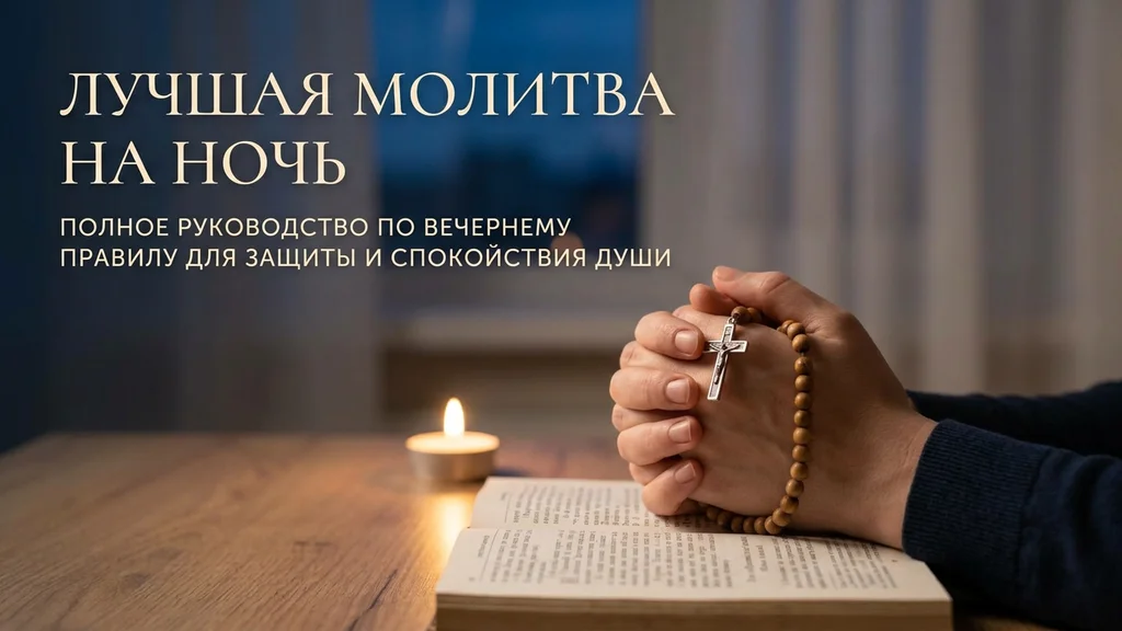Лучшая молитва на ночь: полное руководство по вечернему правилу для защиты и спокойствия души