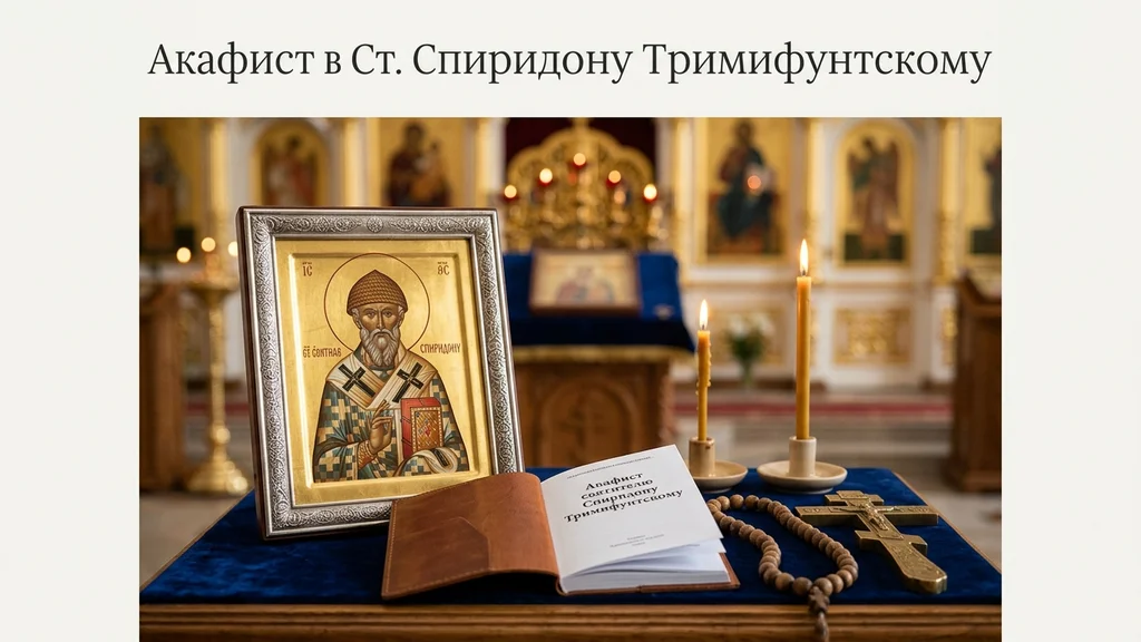 Акафист святителю Спиридону Тримифунтскому: читать текст на русском, слушать и скачать