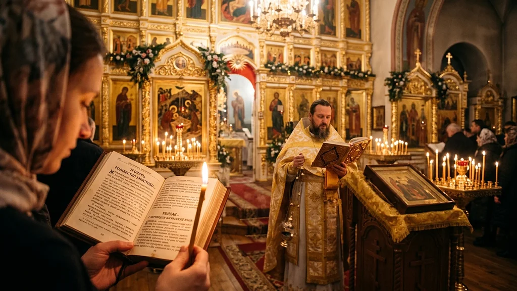 Молитва на Рождество Христово: тексты тропаря, кондака и канонов с переводом на русский язык