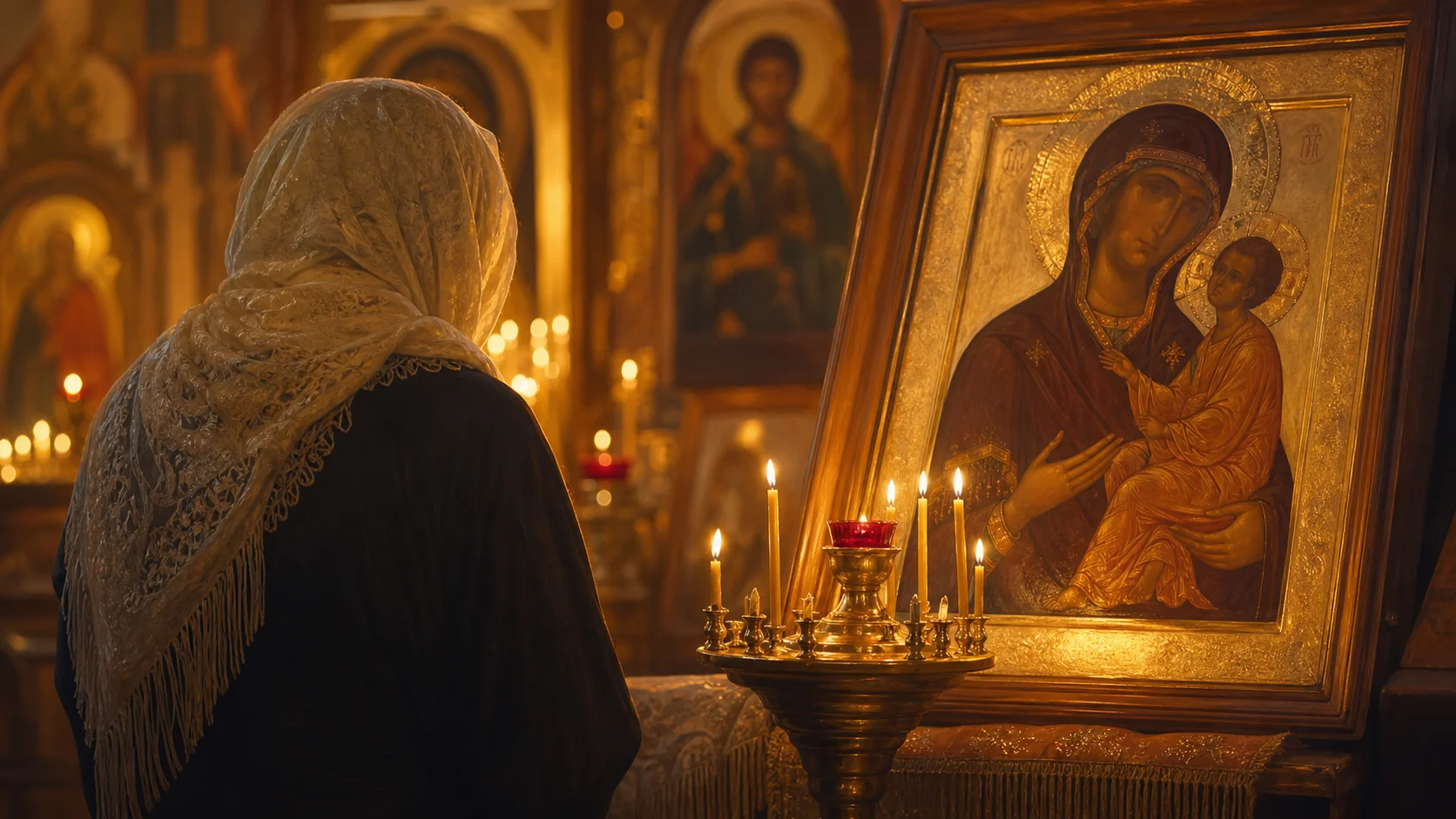 Молитва перед иконой Николая Чудотворца