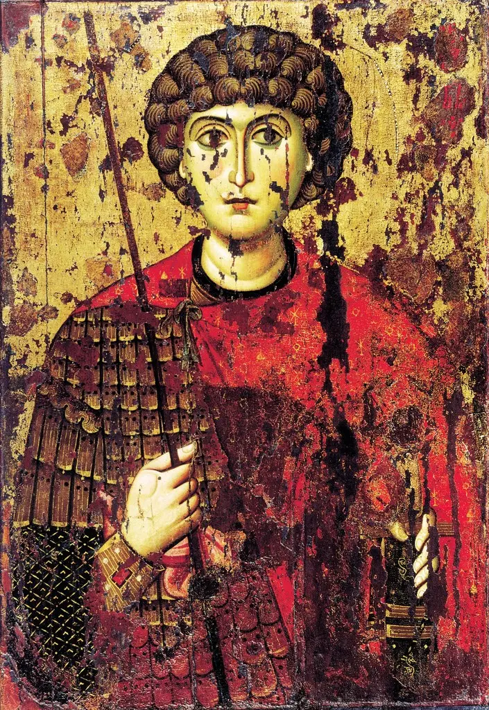Память великомученика Георгия Победоносца — православная икона